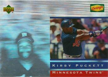1995 Upper Deck Denny's Holograms #21 Kirby Puckett Front