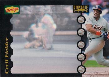 1996 Pinnacle Denny's Holograms #18 Cecil Fielder Front
