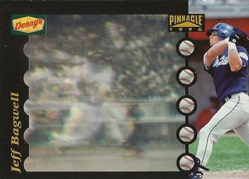 1996 Pinnacle Denny's Holograms #6 Jeff Bagwell Front