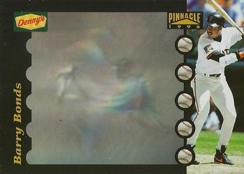 1996 Pinnacle Denny's Holograms #8 Barry Bonds Front