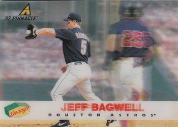 1997 Pinnacle Denny's Holograms #19 Jeff Bagwell Front