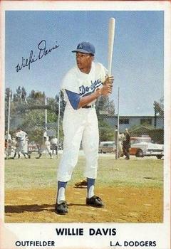 1961 Bell Brand Los Angeles Dodgers #NNO Willie Davis Front