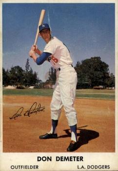 1961 Bell Brand Los Angeles Dodgers #NNO Don Demeter Front