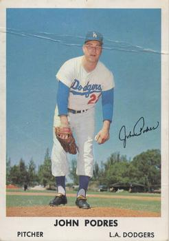 1961 Bell Brand Los Angeles Dodgers #NNO John Podres Front