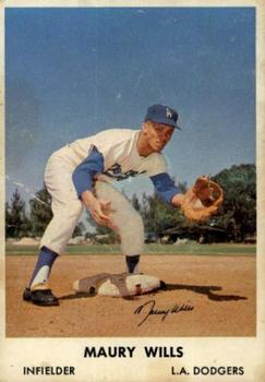 1961 Bell Brand Los Angeles Dodgers #NNO Maury Wills Front