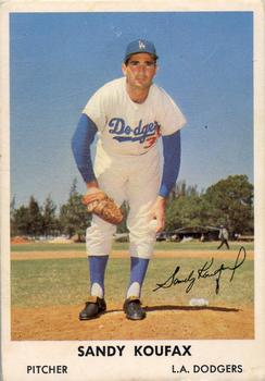1961 Bell Brand Los Angeles Dodgers #NNO Sandy Koufax Front