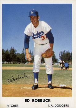 1961 Bell Brand Los Angeles Dodgers #NNO Ed Roebuck Front