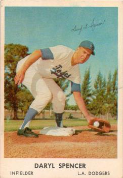 1962 Bell Brand Los Angeles Dodgers #20 Daryl Spencer Front