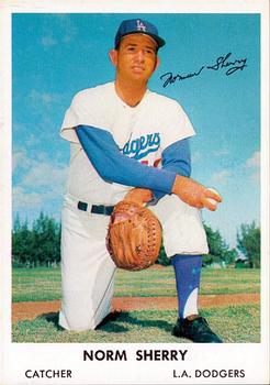 1962 Bell Brand Los Angeles Dodgers #34 Norm Sherry Front