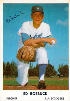 1962 Bell Brand Los Angeles Dodgers #37 Ed Roebuck Front