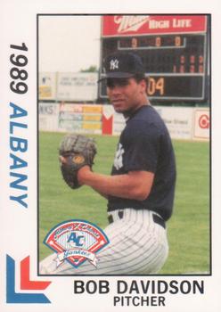 1989 Best Albany-Colonie Yankees #3 Bobby Davidson Front