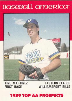 1989 Best Baseball America AA Prospects #AA6 Tino Martinez  Front