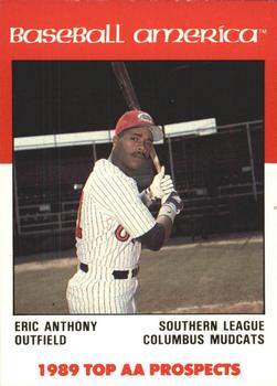 1989 Best Baseball America AA Prospects #AA11 Eric Anthony  Front