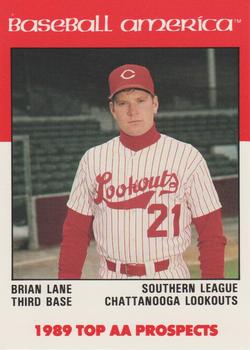 1989 Best Baseball America AA Prospects #AA16 Brian Lane  Front