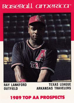 1989 Best Baseball America AA Prospects #AA23 Ray Lankford  Front