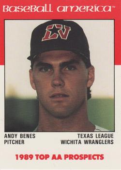 1989 Best Baseball America AA Prospects #AA24 Andy Benes  Front