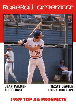 1989 Best Baseball America AA Prospects #AA27 Dean Palmer  Front