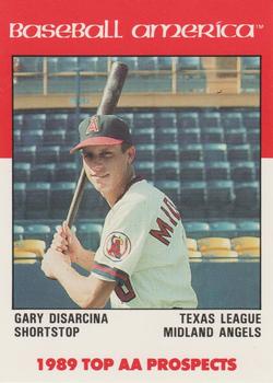 1989 Best Baseball America AA Prospects #AA30 Gary DiSarcina  Front