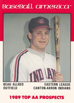 1989 Best Baseball America AA Prospects #AA7 Beau Allred  Front