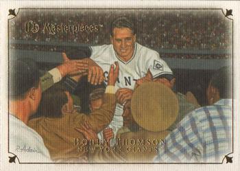 2007 Upper Deck Masterpieces #3 Bobby Thomson Front