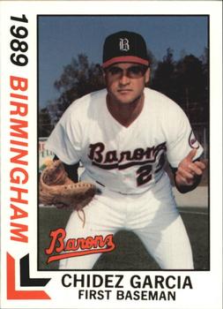 1989 Best Birmingham Barons #9 Chidez Garcia Front