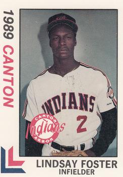 1989 Best Canton-Akron Indians #15 Lindsay Foster  Front
