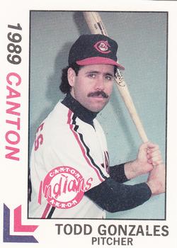 1989 Best Canton-Akron Indians #16 Todd Gonzales  Front