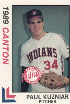 1989 Best Canton-Akron Indians #20 Paul Kuzniar  Front