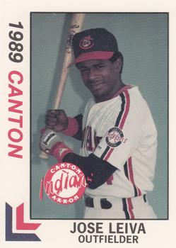 1989 Best Canton-Akron Indians #22 Jose Leiva  Front
