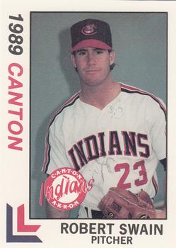 1989 Best Canton-Akron Indians #26 Robert Swain  Front