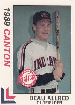 1989 Best Canton-Akron Indians #4 Beau Allred  Front