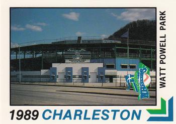 1989 Best Charleston Wheelers #27 Watt Powell Park / Checklist  Front