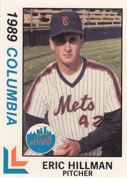 1989 Best Columbia Mets #11 Eric Hillman  Front