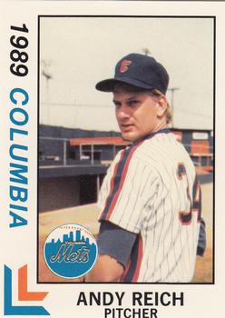1989 Best Columbia Mets #19 Andy Reich  Front