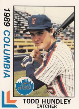 1989 Best Columbia Mets #1 Todd Hundley  Front