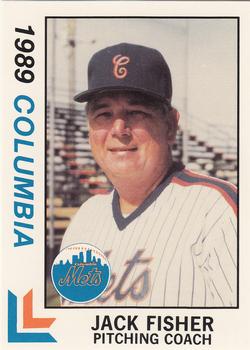 1989 Best Columbia Mets #23 Jack Fisher Front