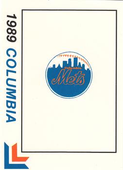 1989 Best Columbia Mets #30 Team logo / Checklist  Front