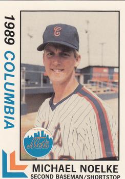 1989 Best Columbia Mets #9 Michael Noelke  Front