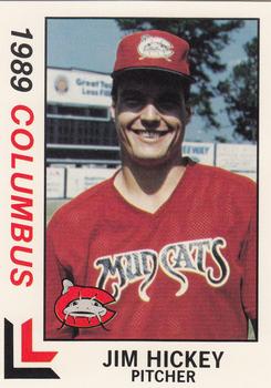 1989 Best Columbus Mudcats #19 Jim Hickey  Front