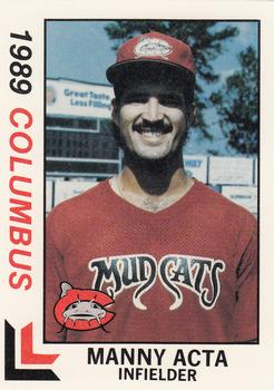 1989 Best Columbus Mudcats #2 Manny Acta  Front