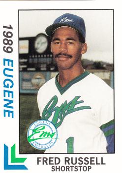 1989 Best Eugene Emeralds #19 Fred Russell  Front