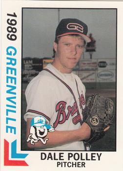 1989 Best Greenville Braves #15 Dale Polley  Front