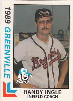 1989 Best Greenville Braves #21 Randy Ingle Front