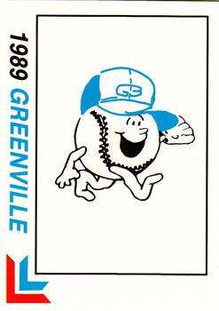 1989 Best Greenville Braves #29 Team logo / Checklist  Front