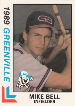 1989 Best Greenville Braves #4 Mike Bell  Front