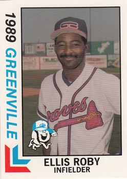 1989 Best Greenville Braves #9 Ellis Roby  Front