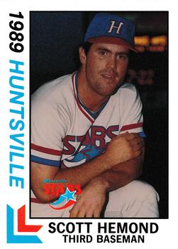 1989 Best Huntsville Stars #1 Scott Hemond  Front