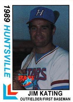 1989 Best Huntsville Stars #6 Jim Kating  Front