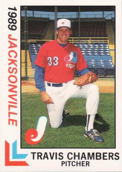 1989 Best Jacksonville Expos #10 Travis Chambers  Front