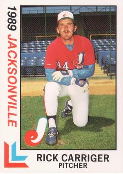1989 Best Jacksonville Expos #19 Rick Carriger  Front